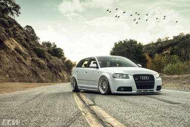 Suzuka Grey Audi A3 Avant Wagon - CCW Classic Forged Wheels