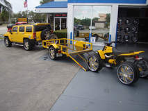 Hummer H2 with Quad
