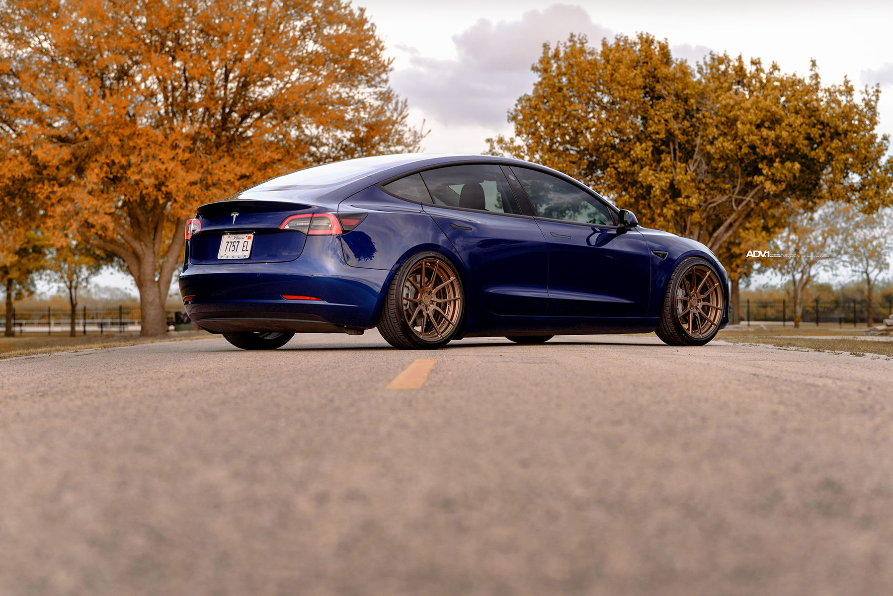 Tesla model s Blue