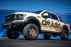 2019 Ford F-150 Lariat Sport SuperCrew 4X4 By DRAGG - low front 3/4 