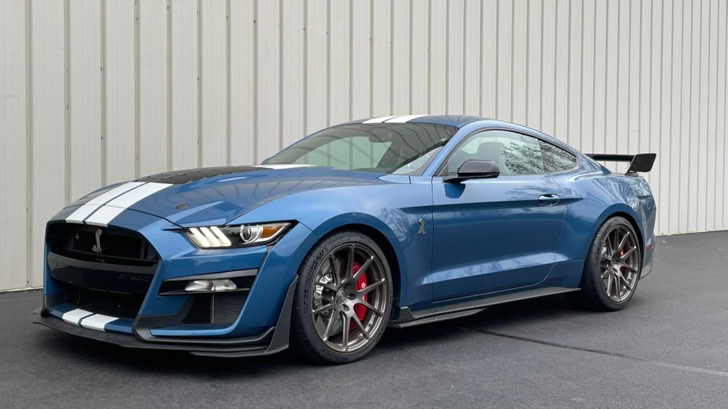 2021 Ford Mustang | Total Performance Racing Ford Shelby GT500 Carbon Fiber Track Pack on Forgeline One Piece Forged Monoblock GA1R Wheels