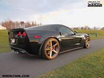 C6 Corvette Z06 on Forgeline One Piece Forged Monoblock CF1 Wheels