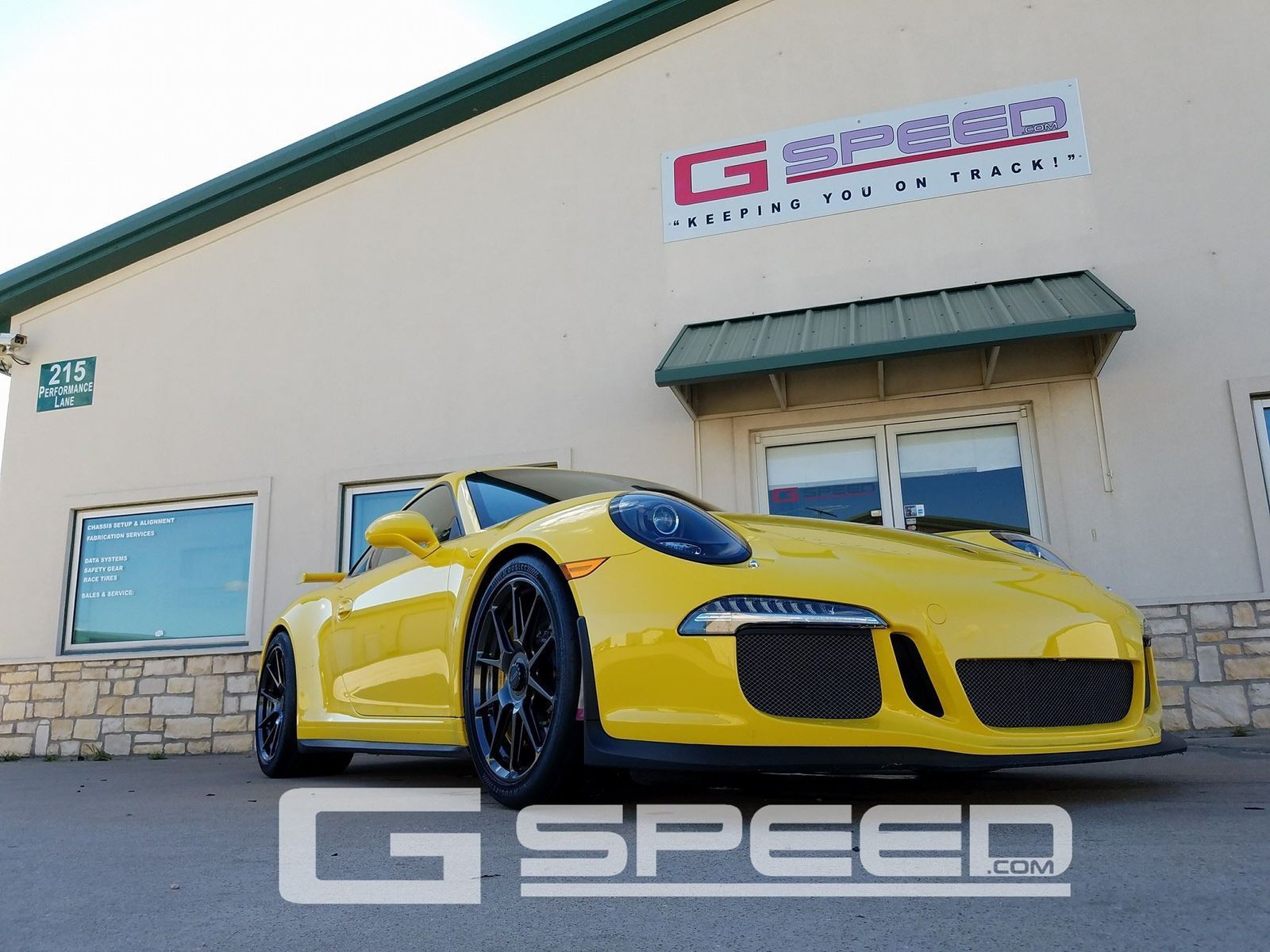 2016 Porsche 911 | Guillaumes' Racing Yellow 991 GT3 on Forgeline One Piece Forged Monoblock GS1R Wheels