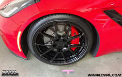 Chris' C7Z51 Corvette Convertible on Forgeline One Piece Forged Monoblock GA1R Wheels