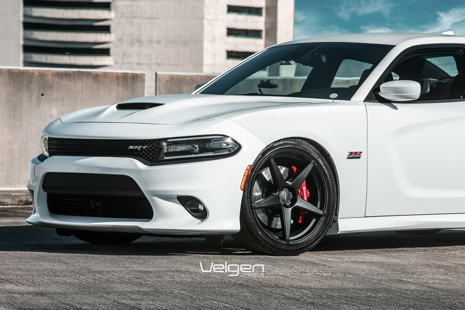 2016 Dodge Charger | Dodge Charger SRT8 on Velgen Wheels Classic5 Satin Black 22x9 & 22x10.5 