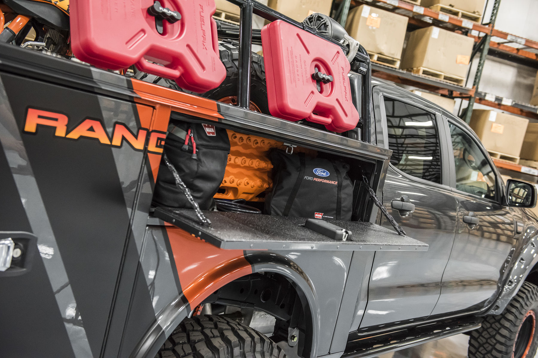 2019 Ford Ranger | 2019 Ford Ranger XLT 4X4 SuperCrew by BDS Suspension - Utility Box FordSEMA