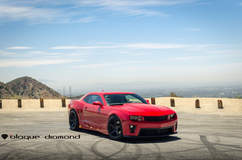 2013 Chevy Camaro Fitted With 22 Inch BD-21’s in Full Matte Black With Chrome SS Lip