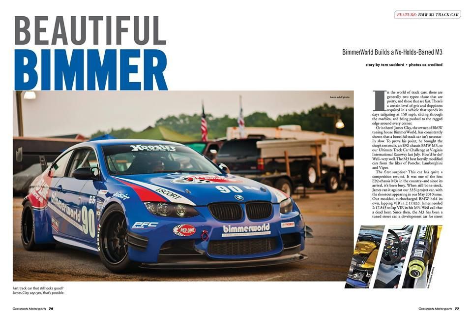 2008 BMW M3 | Bimmerworld's BMW E92 M3 Widebody Production V8 on Forgeline GA3R Wheels