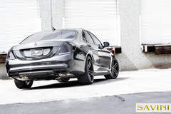2014 Grey Mercedes-Banz S63 | Savini Wheels SV51-C