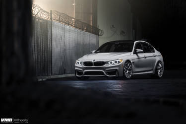 2014 BMW M3 | V810 Flow-Form Gunmetal 19" | 2014 BMW F80 M3 Alpine White