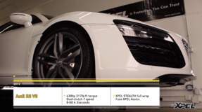 2014 Audi R8 Full XPEL STEALTH matte finish film wrap