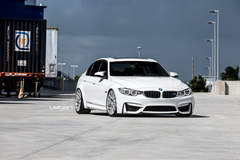 BMW M3 on Velgen Wheels VMB6 Matte Silver 20x9 & 20x10.5 