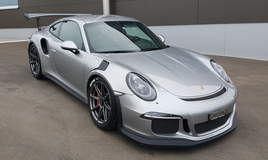 Horag Hotz Racing Porsche 991 GT3 RS on Forgeline One PIece Forged Monoblock GE1R Wheels