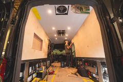 2020 Ford Transit AWD by Christopher Polvoorde - rear work in progress