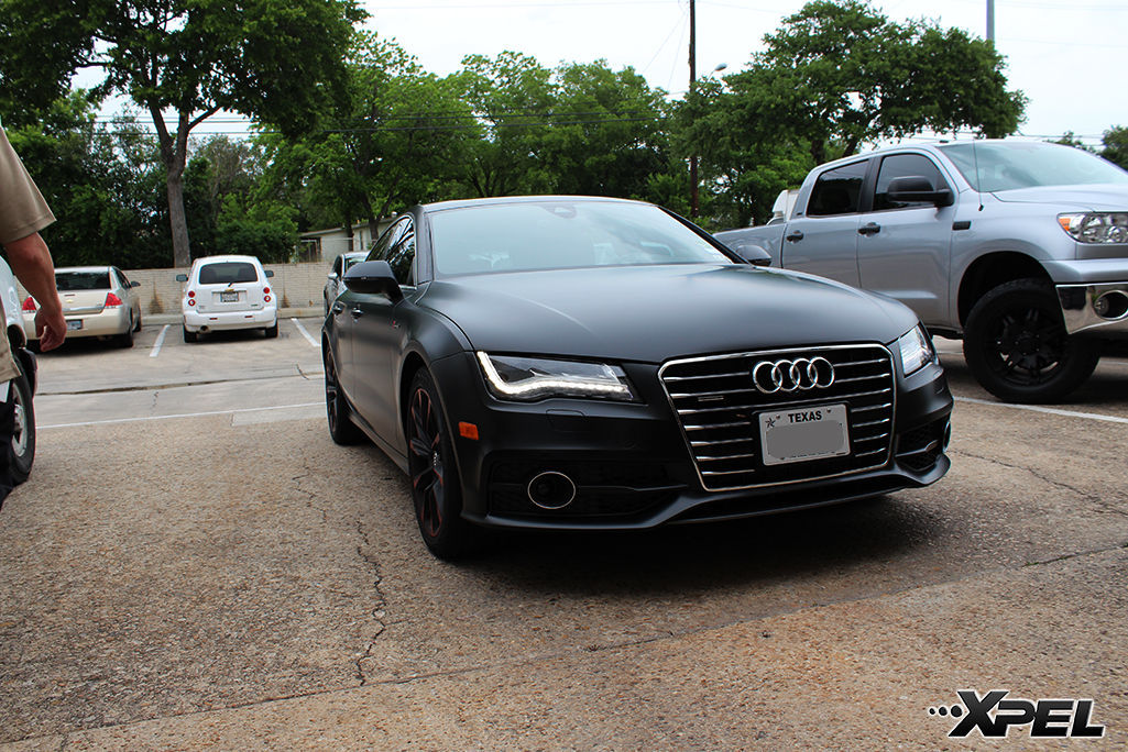  Audi A7 | Audi A7 fully wrapped in XPEL STEALTH matte-finish paint protection film
