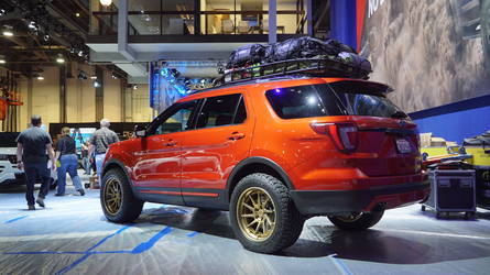 2015 All Star Ford Explorer Sport - Rear Lifted Shot