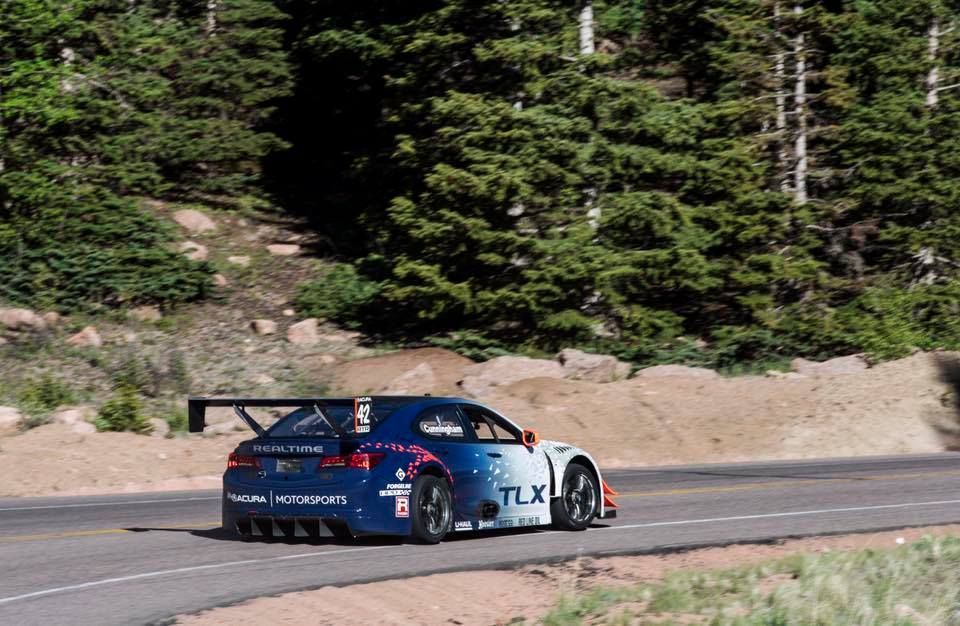 2017 Acura TLX | RealTime Racing Sets Course Record at Pikes Peak International Hill Climb on Forgeline One Piece Forged Monoblock GTD1 Wheels