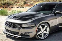 2016 Dodge Charger Fitted With 22 Inch BD-21’s in Silver w/ Chrome SS Lip