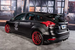 2016 Ford Focus ST By Blood & Grease - Rear Quarter shot on site at SEMA '16 #FordSEMA
