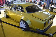 Flat 12 Gallery's "V06" 1963 Volvo 122S on Forgeline One Piece Forged Monoblock GTD1 5-Lug Wheels