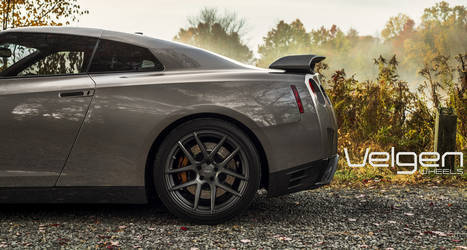 Nissan GT-R on Velgen Wheels  VMB5