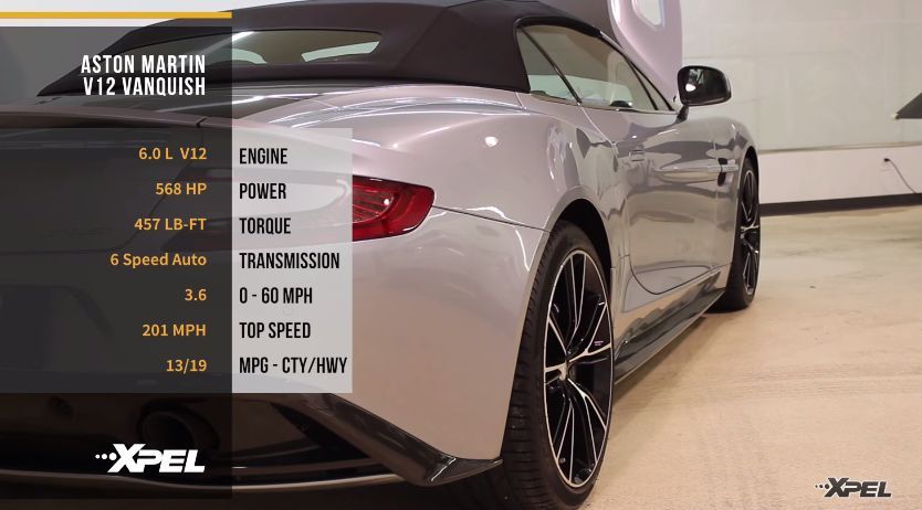  Aston Martin V12 Vanquish | Aston Martin V12 Vanquish Clear Bra Protection Film