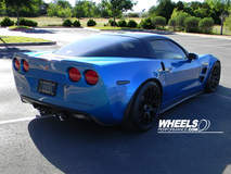 OUR CLIENT'S CHEVROLET CORVETTE C6 ZR1 WITH 19/20" HRE P40 WHEELS