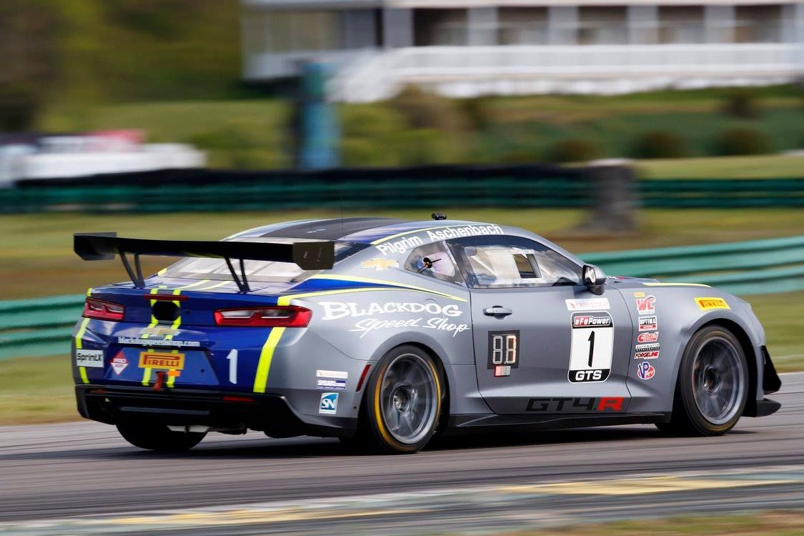 2018 Chevrolet Camaro | VOLT Racing Mustang and Blackdog Speed Shop Camaro Dominate Pirelli World Challenge GTS-X Podium at VIR
