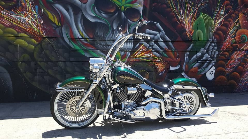    | softail green