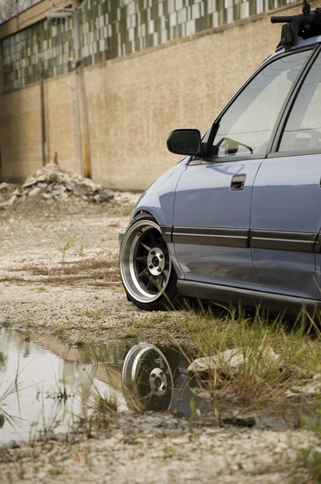 1988 Honda Civic | Ruff Racing R358's on '88 Honda Civic Wagon