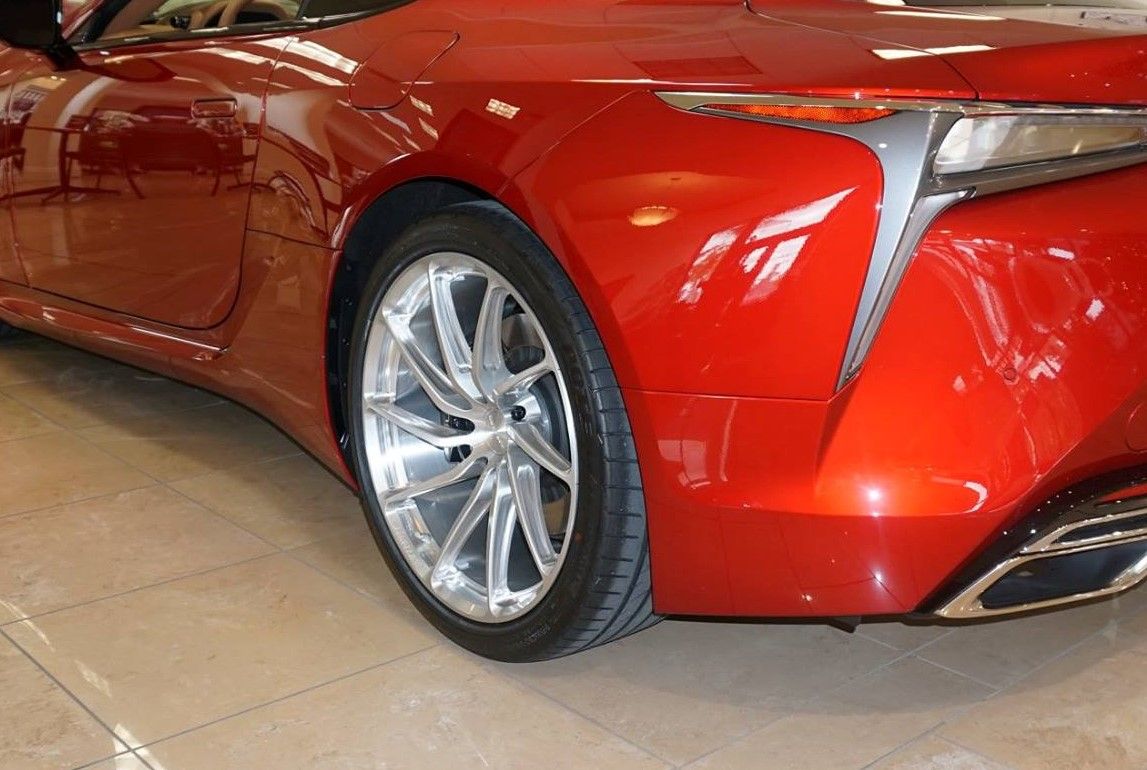 2018 Lexus LC500 | Germain Lexus of Naples' Lexus LC500 on Forgeline One Piece Forged Monoblock DR1 Wheels