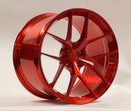 Forgeline One Piece Forged Monoblock VX1 in Transparent Red