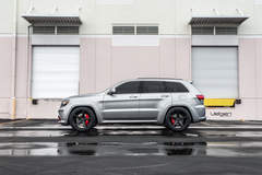 Jeep SRT8 on Velgen Wheels Classic5 Satin Black 22x10.5 All Around