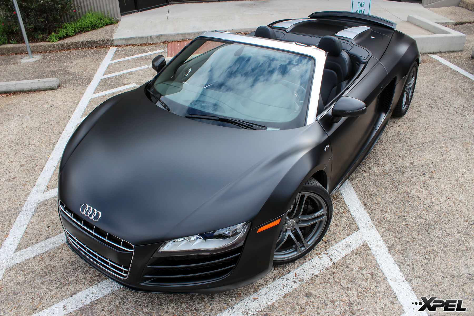 Audi R8 | Fully wrapped in XPEL STEALTH satin-finish paint protection film
