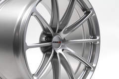Forgeline One Piece Forged Monoblock GT1 5-Lug in Satin Hyper Silver