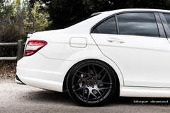 2010 Mercedes C63 Fitted With 19 Inch BD-3’s in Matte Graphite