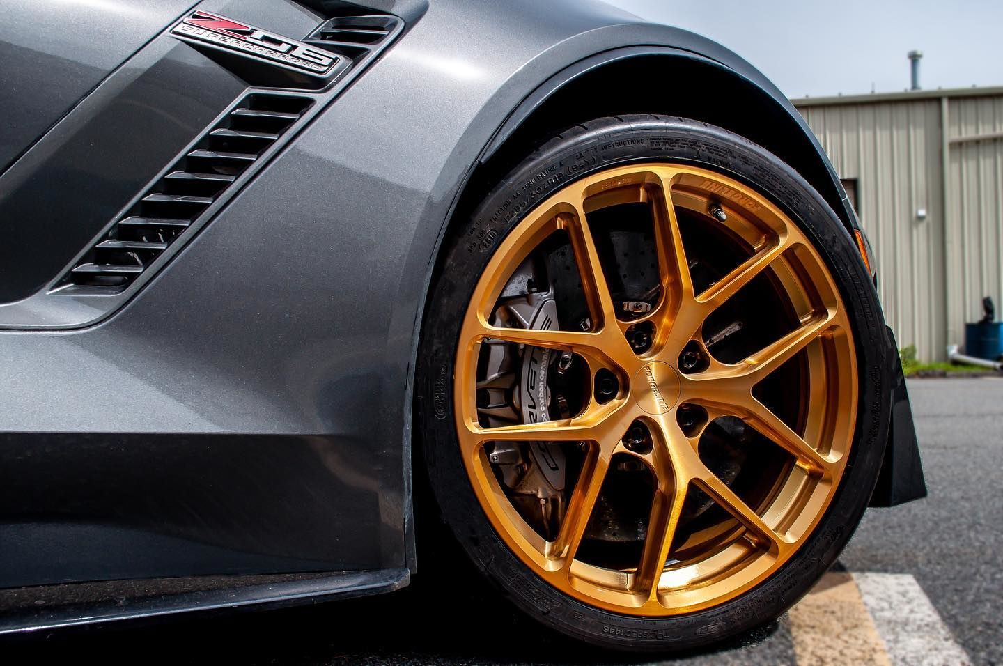 Off Camber Autosport C7 Corvette Z06 On Forgeline One Piece Forged 