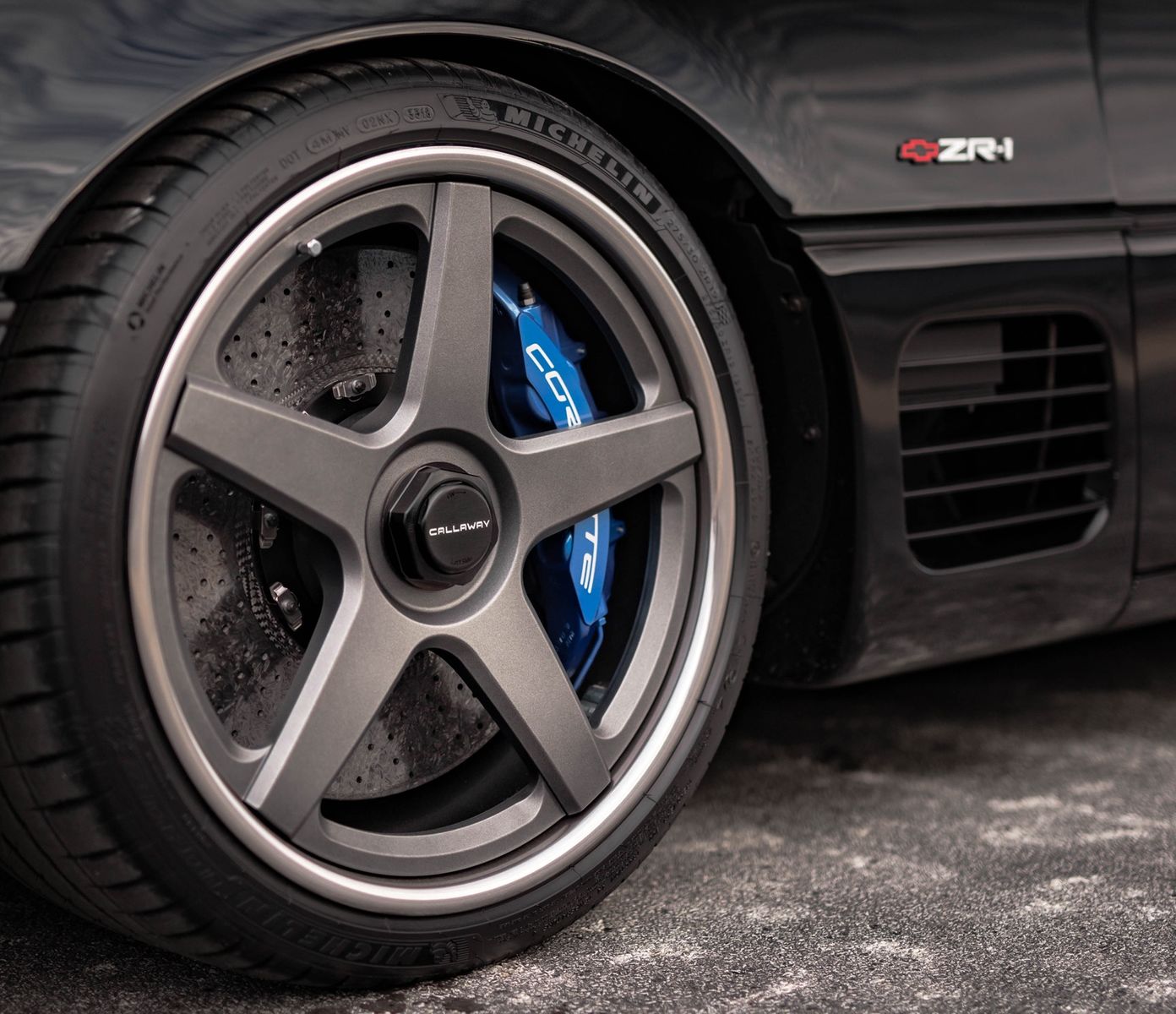 1991 Chevrolet Corvette ZR1 | Scott Gentry’s Callaway Corvette ZR1 Corvette on Center Locking Forgeline CF3C Wheels