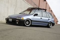 Ruff Racing R358's on '88 Honda Civic Wagon