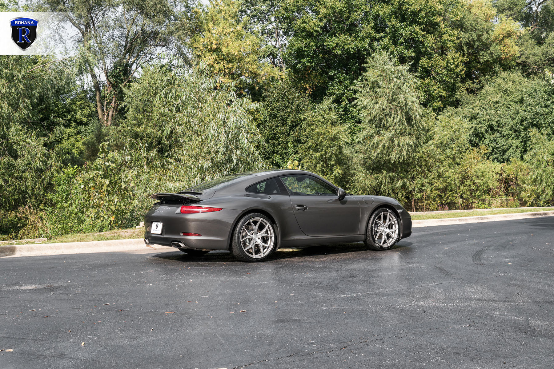 2016 Porsche 911 | Charcoal Porsche 911 Carrera - Rear Angled Shot
