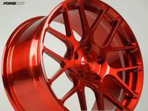 Forgeline One Piece Forged Monoblock SE1 in Transparent Red