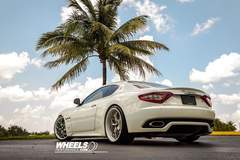 OUR CLIENT'S MASERATI GRAN TURISMO WITH 21/22" FORGIATO GTR WHEELS