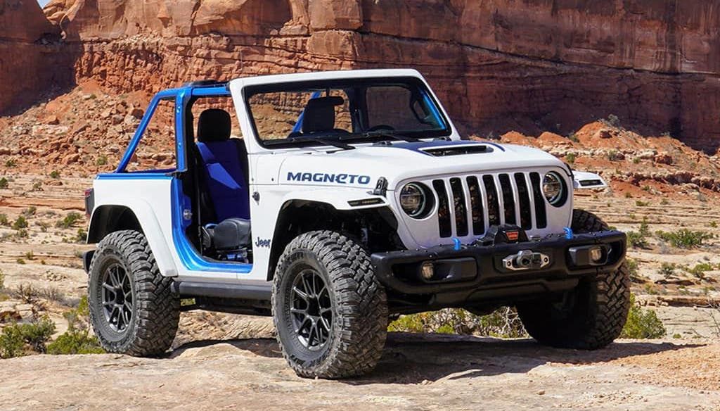 2022 Jeep Wrangler | Jeep Wrangler Magneto EV Concept on Forgeline One Piece Forged Monoblock GS1R Wheels