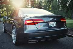 H&R 2016 Audi A8L - Rear