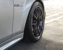 C63 AMG on Forgeline GA1R Open Lug Cap Edition Wheels