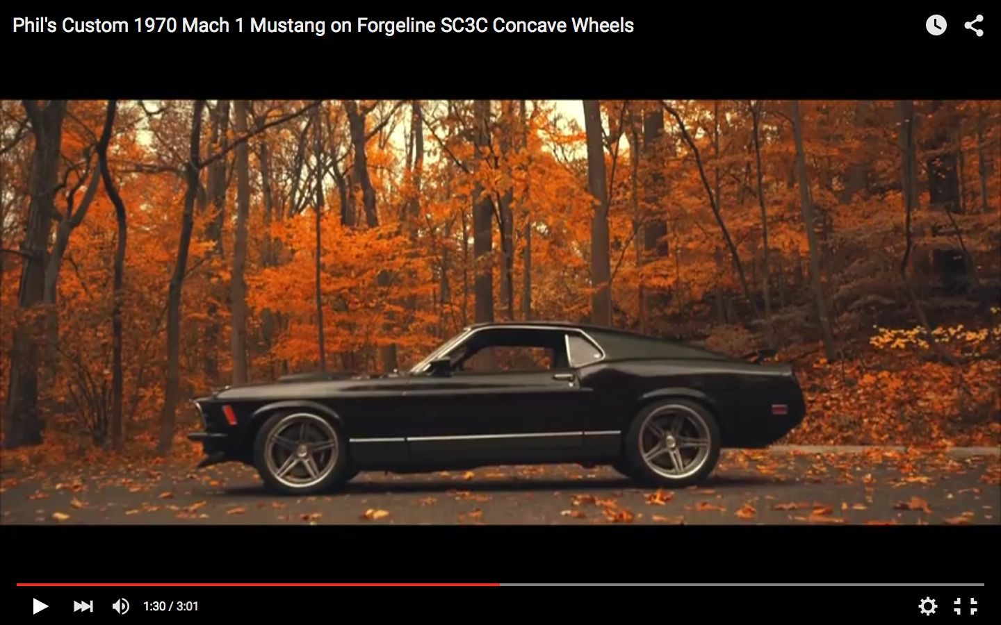 1970 Ford Mustang | Phil's 1970 Mach 1 Mustang on Forgeline SC3C Concave Wheels