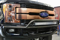 2017 Ford F250 Super Duty 4x4 Lariat Crew Cab “Shockzilla” by Fabtech - Bronze Front Fascia