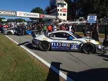 Magnus Racing's #44 GTD Porsche on Forgeline One Piece Forged Monoblock GTD1 Wheels at Petit LeMans