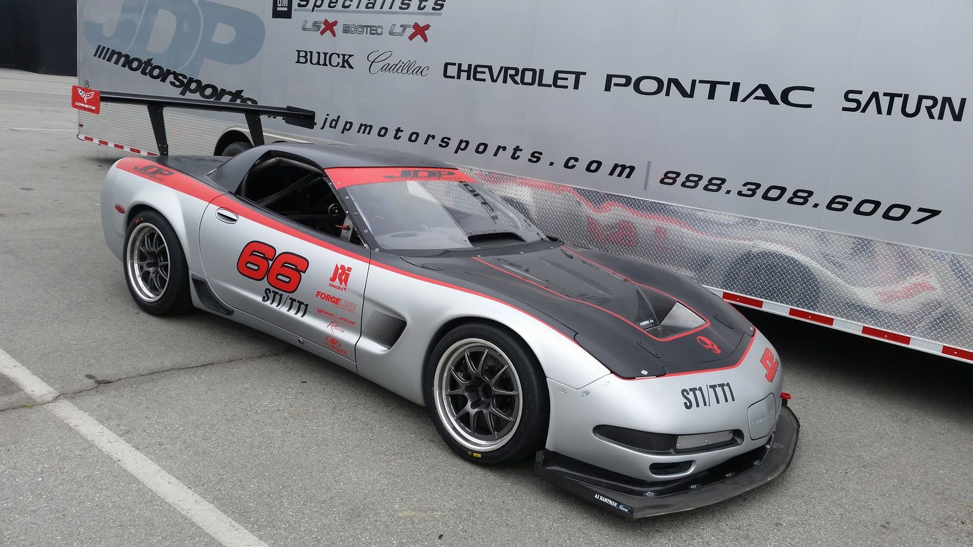 2004 Chevrolet Corvette Z06 | Jordan Priestly's JDP Motorsports TT1 C5 Corvette Z06 on Forgeline GA3R Wheels