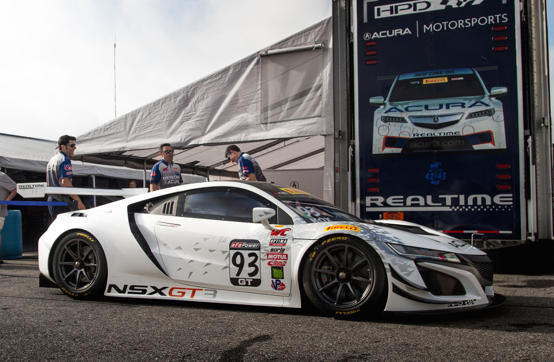 2017 | RealTime Racing Acura NSX GT on Forgeline One Piece Forged Monoblock GE1R Wheels